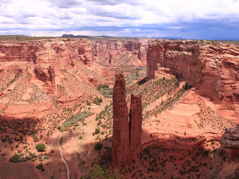 Spider Rock in Canyon de Chelly