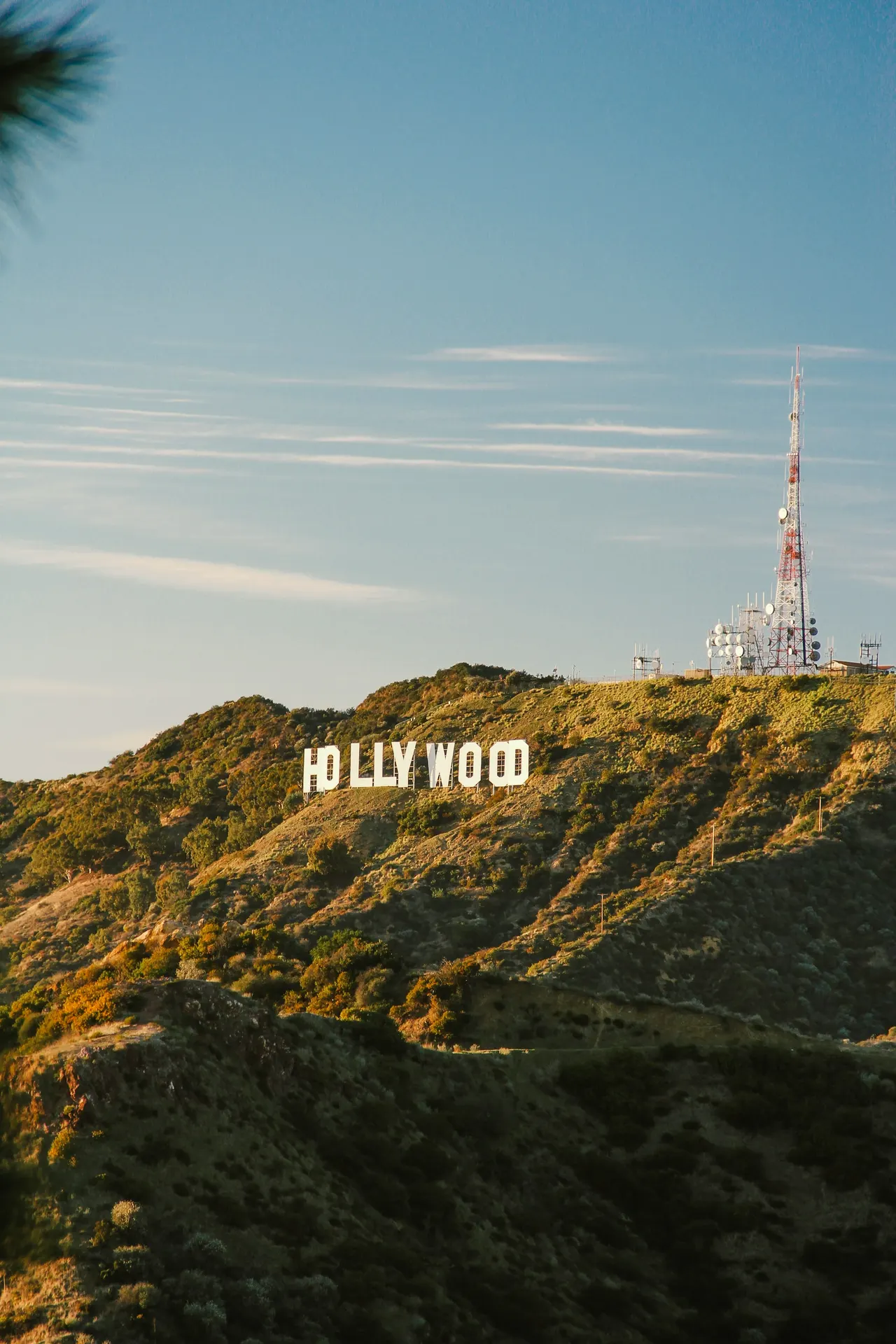 Het Hollywood Sign op de heuvels boven Los Angeles